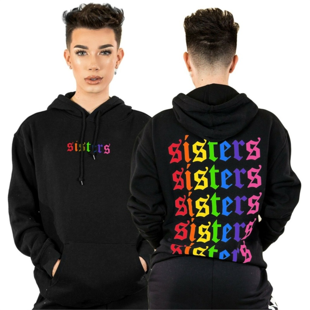 Sisters Apparel James Charles Rainbow Hoodie
